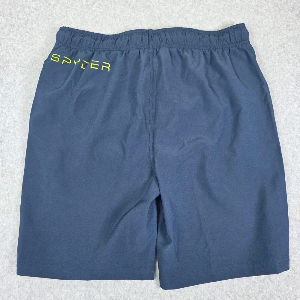 Spyder Swim Trunks Boys XL (18/20)‎ Blue Athletic Swimsuit Shorts UPF 30+, Beach